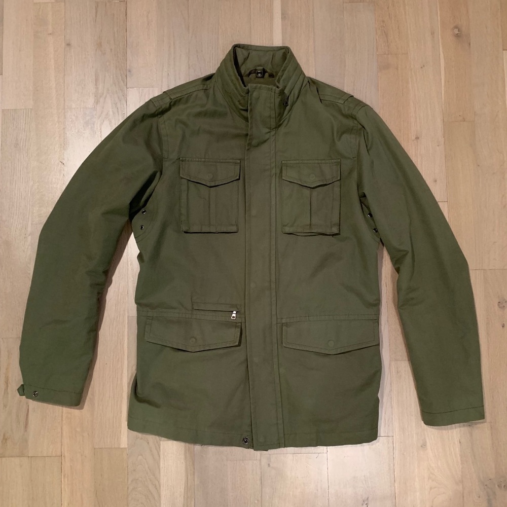 Vince Military Waxed Cotton Jacket